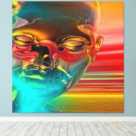 Zieljager Canvas Afdruk (Insitu (Houten vloer))