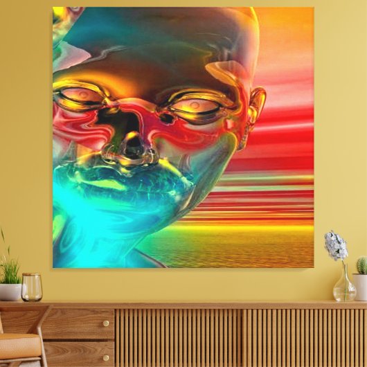 Zieljager Canvas Afdruk (Insitu (Woonkamer))