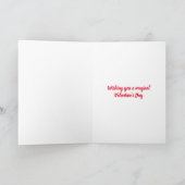 Zielmaat aangepaste foto glitters Valentijnskaart Kaart (Binnen)