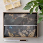 Zielmigratie, Vlinders & Gotische schedel Tissuepapier (Geschenk)