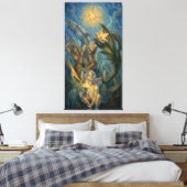 Zielsontwaking | Opgespannen Canvas Afdruk (Insitu (Slaapkamer))