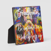 Zielsverwanten Op maat gemaakt lessenaar Easel bo Fotoplaat (Voorkant)