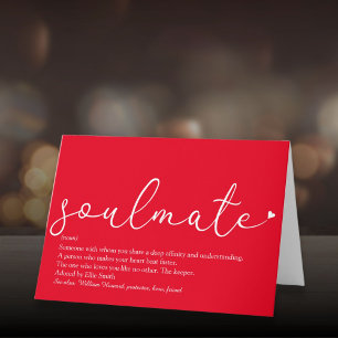 Zielsvriend Definitie Script Liefde Hart Rood Kaart