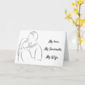 Zielsvriend, Liebesbrief, Moederdag Kaart (Gele Bloem)