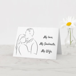 Zielsvriend, liefdesbrief, Moederdag Kaart