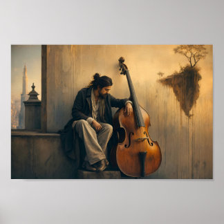 Zielvolle Bas Solitude Droomlandschap Poster
