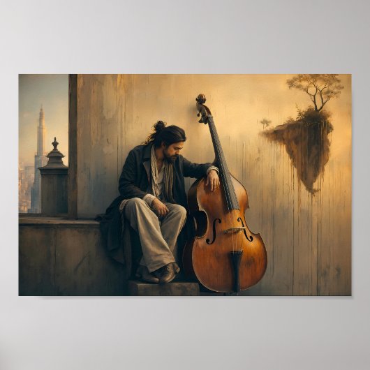 Zielvolle Bas Solitude Droomlandschap Poster (Voorkant)