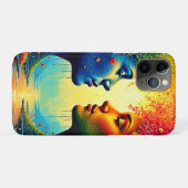 Zielvolle Regenboog Verbinding Ontwerp Case-Mate iPhone Case (Achterkant (horizontaal))
