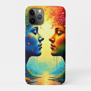 Zielvolle Regenboog Verbinding Ontwerp Case-Mate iPhone Case