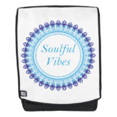 Zielvolle Vibes mandala Rugtassen (Voorkant)