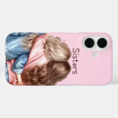Zielzusters Clipart-ontwerp – Beste Vriendinnen Vo Case-Mate iPhone Case (Achterkant (horizontaal))