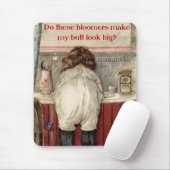 Zien deze bloemen dat mijn buik er groot uitziet? muismat (Met muis)