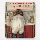 Zien deze bloemen dat mijn buik er groot uitziet? muismat (Voorkant)