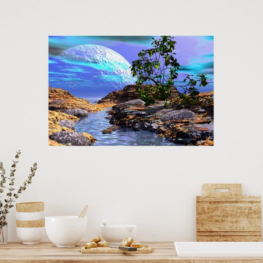 Zien is geloven poster (Keuken)