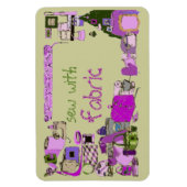 Zien met Flexi Magnet van de Premium-fabric Magneet (Verticaal)