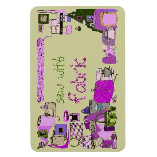 Zien met Flexi Magnet van de Premium-fabric Magneet (Verticaal)