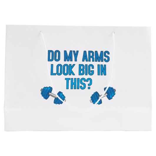 Zien mijn armen er dik uit in dit  groot cadeauzakje (Achterkant)