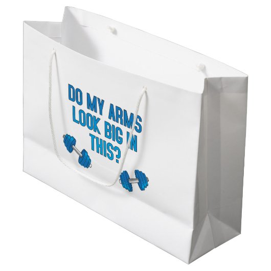 Zien mijn armen er dik uit in dit  groot cadeauzakje (Voorkant Gekanteld)