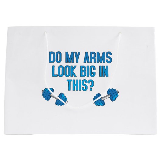 Zien mijn armen er groot uit in dit groot cadeauzakje (Voorkant)