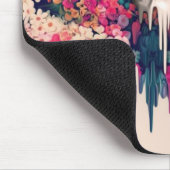 Zien van kleursmelting Suikerschedel Muismat (Hoek)