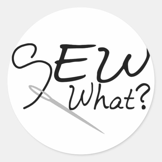Zien wat ronde sticker (Voorkant)