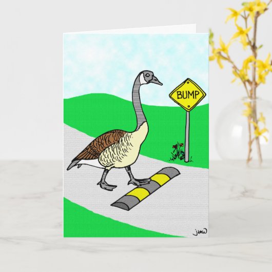 Ziend geeft u me Goosebumps! Kaart (Gele Bloem)