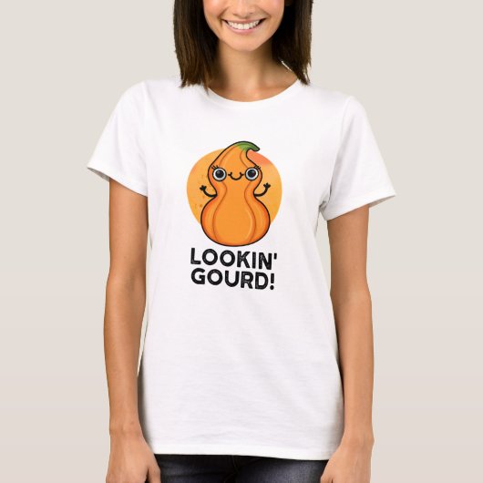 Ziende kalebas Grappige Veggie Pun T-shirt (Voorkant)