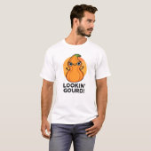 Ziende kalebas Grappige Veggie Pun T-shirt (Voorkant volledig)