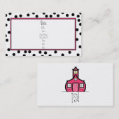 Ziende vlekken visitekaartje (Voorkant / Achterkant)