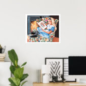 zienGlass Alice:Het lezen onttrekt de Verbeelding Poster (Thuiskantoor)