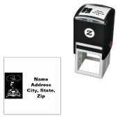 Zienspreukige slimme dieren "Dromen van de hongeri Zelfinktende Stempel (In situ)