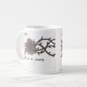 Ziet er bedrieglijk uit. koffiemok (Voorkant links)