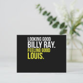 Ziet er goed uit Billy Ray Feeling Good Louis Gift Briefkaart (Staand voorkant)