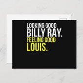 Ziet er goed uit Billy Ray Feeling Good Louis Gift Briefkaart (Voorkant / Achterkant)