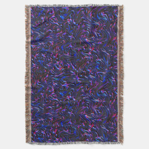 Ziet eruit als blauw en roze getextureerd van de w deken