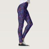 Ziet eruit als blauw en roze getextureerd van de w leggings (Rechts)