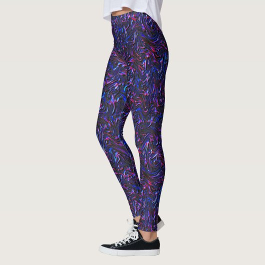 Ziet eruit als blauw en roze getextureerd van de w leggings (Links)