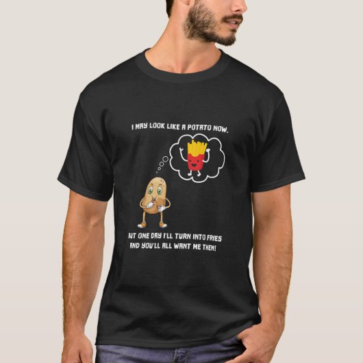 Ziet eruit als een aardappel t-shirt (Voorkant)