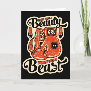 Ziet eruit als een schoonheid, slaat als een beest kaart