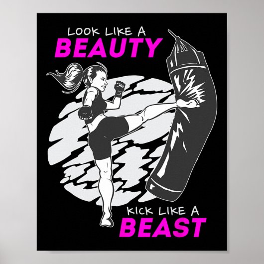 Ziet eruit als een schoonheid, trapt als een beest poster (Voorkant)