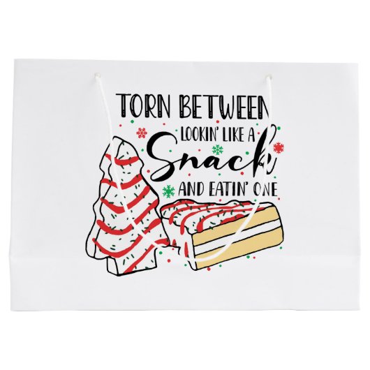 Ziet eruit als een snack groot cadeauzakje (Achterkant)