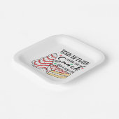 Ziet eruit als een snack papieren bordje (Gebogen)