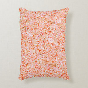 Ziet eruit als getextureerd van muur, zalmkleur accent kussen