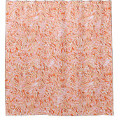 Ziet eruit als getextureerd van muur, zalmkleur douchegordijn (Voorkant)