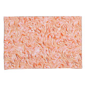 Ziet eruit als getextureerd van muur, zalmkleur kussensloop (Voorkant-Rechts)