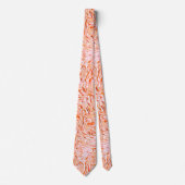 Ziet eruit als getextureerd van muur, zalmkleur stropdas (Voorkant)