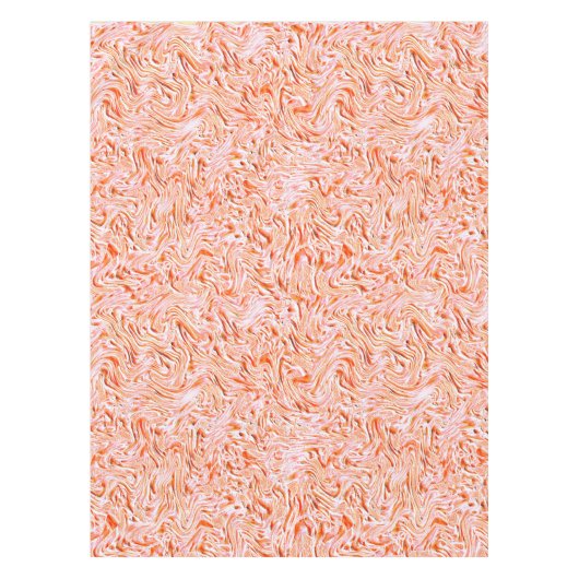 Ziet eruit als getextureerd van muur, zalmkleur tafelkleed (Voorkant)