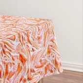 Ziet eruit als getextureerd van muur, zalmkleur tafelkleed (Voorbeeld)