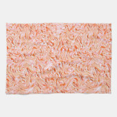 Ziet eruit als getextureerd van muur, zalmkleur theedoek (Horizontaal)