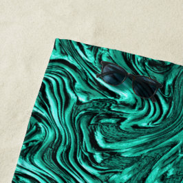 Ziet eruit als jade groen getextureerd aan wand strandlaken